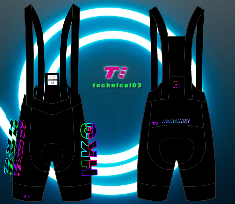T3 Bibshort HKG Neon 霓虹燈