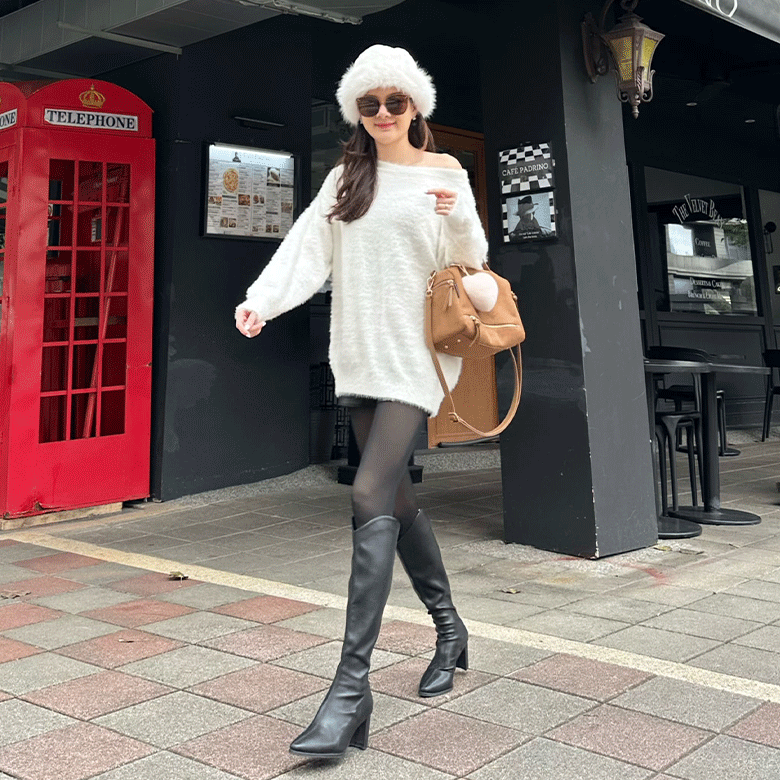 軟Q毛海針織上衣