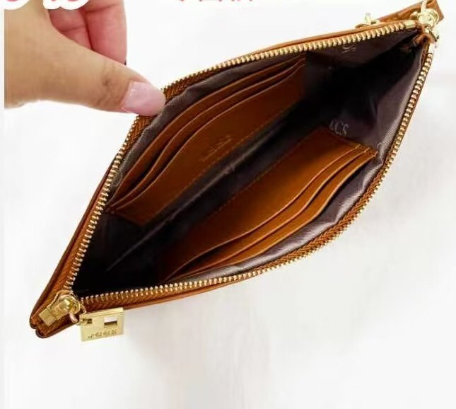 3376【牛皮手拿包】