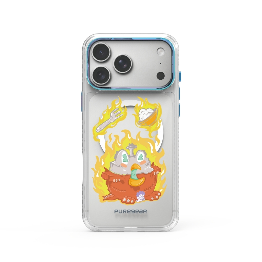 iPhone 17冰鑽減壓防摔保護殼 Magsafe / 爆食雞(藝術家-火雞)