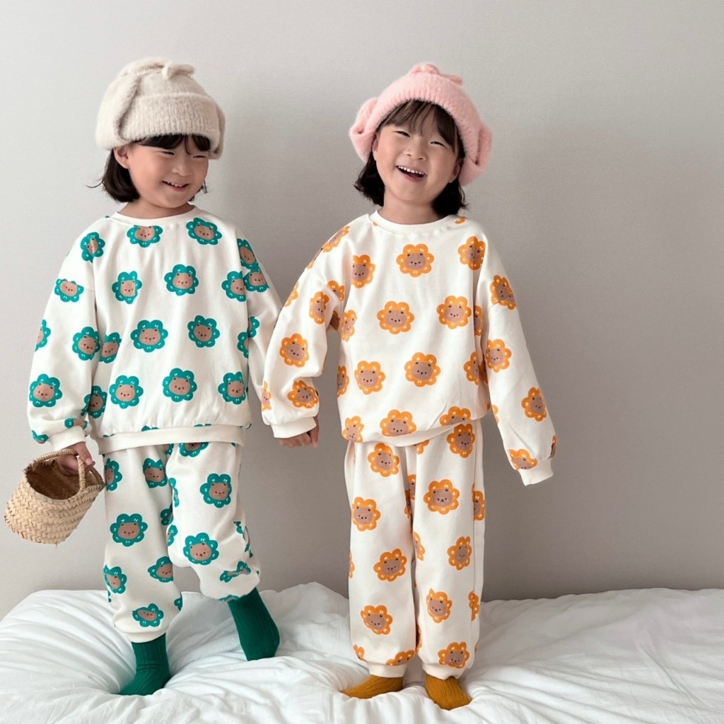 韓國🇰🇷Moran 熊熊花朵套裝(S-XL)