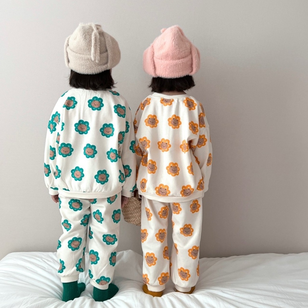 韓國🇰🇷Moran 熊熊花朵套裝(S-XL)