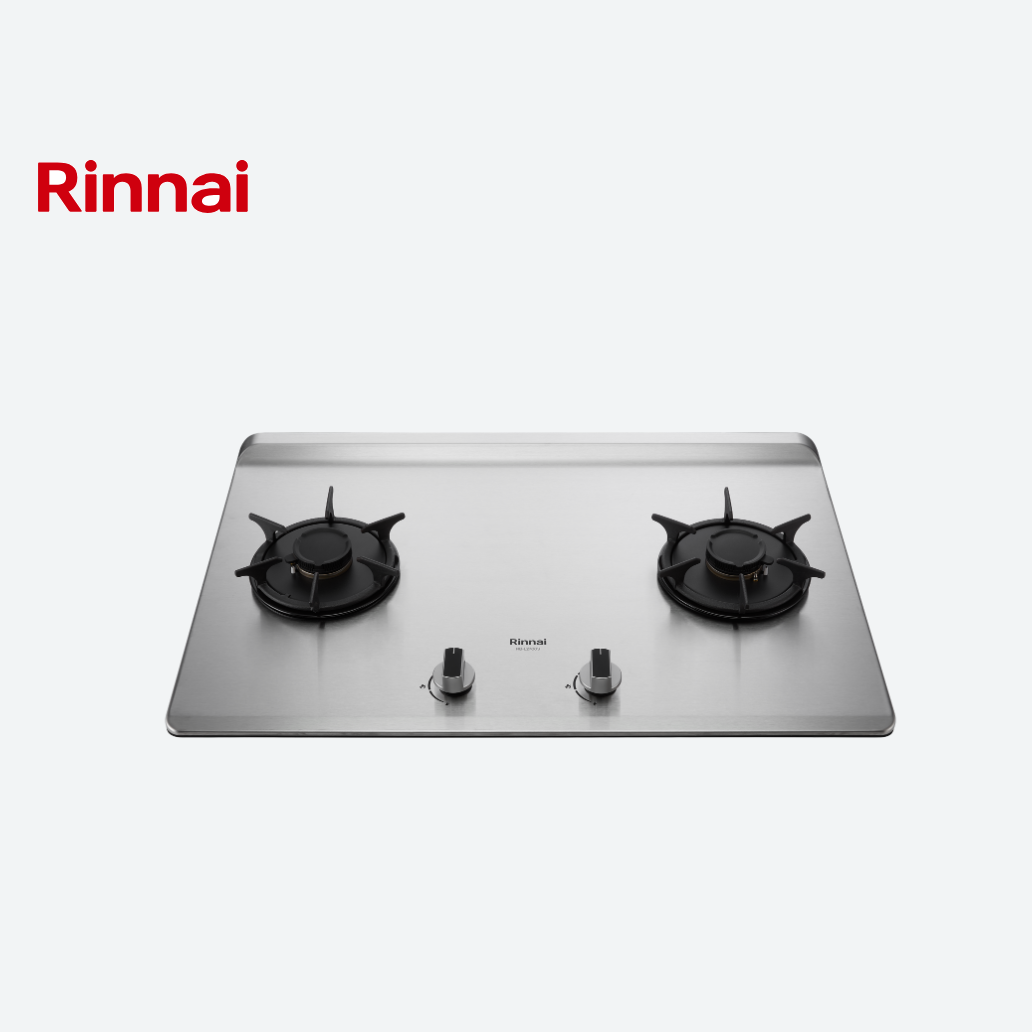 【最後一台出清】Rinnai林內 彩焱系列 檯面式彩焱不銹鋼雙口爐 MB-L2700G(B) （規格同 RB-L2700S）