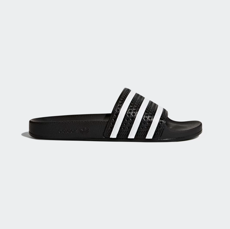 【 adidas ADILETTE SLIDES 經典拖鞋 - 黑 】