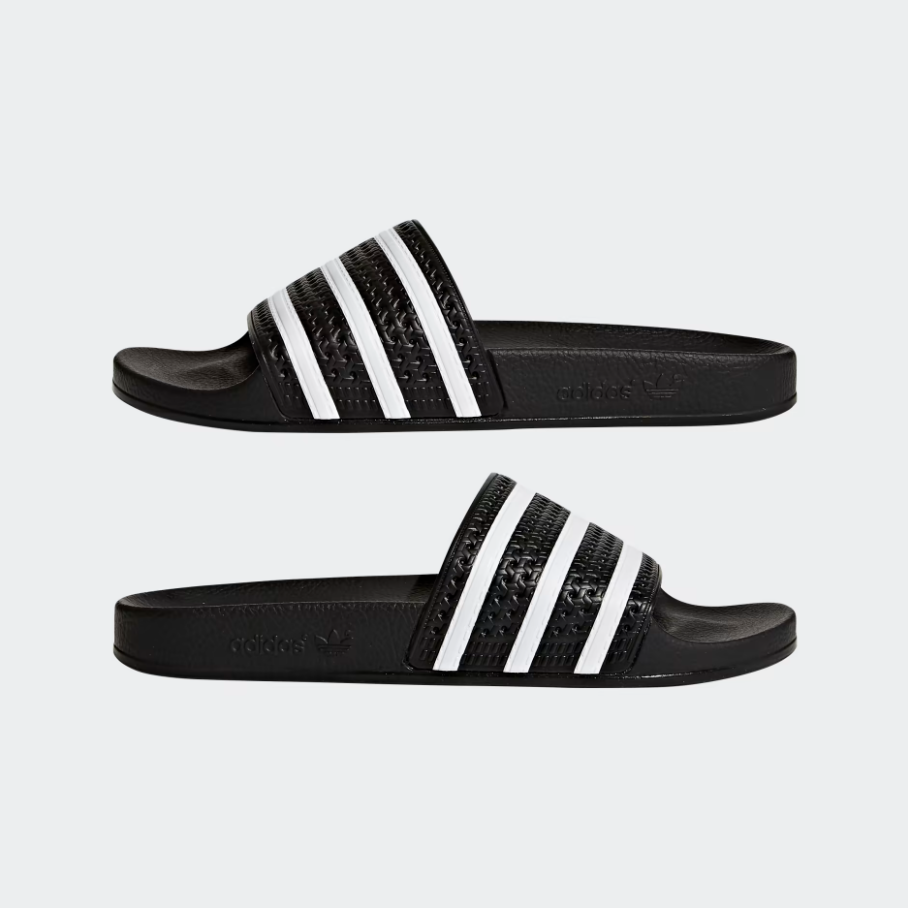 【 adidas ADILETTE SLIDES 經典拖鞋 - 黑 】