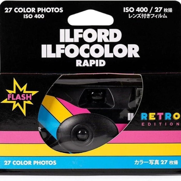 日本連線代購 ILFORD ILFOCOLOR RAPID 彩色即可拍相機 27張