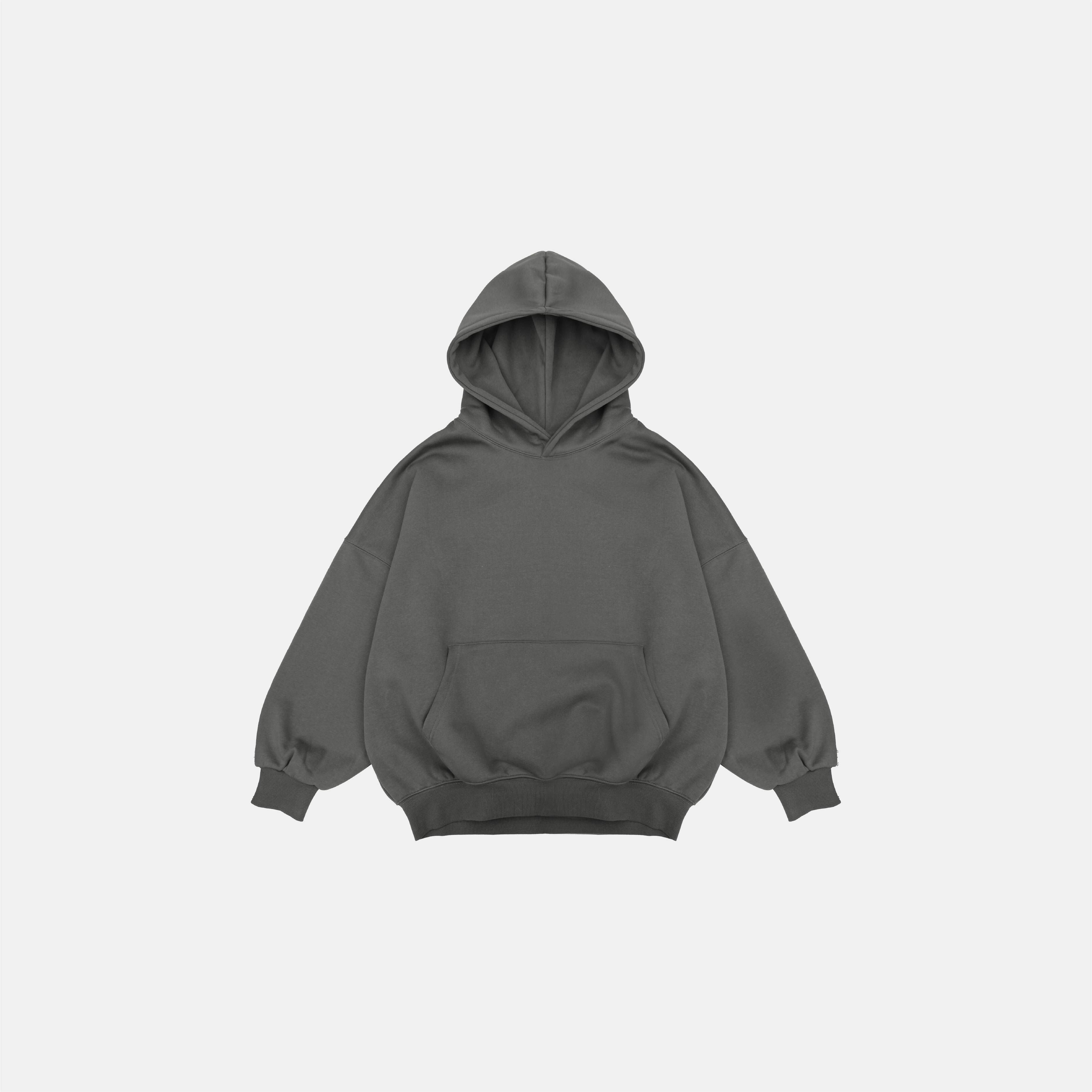 SIMON MADE TW-002 OVERSIZE 寬鬆 短絨毛 美式 長袖 帽T