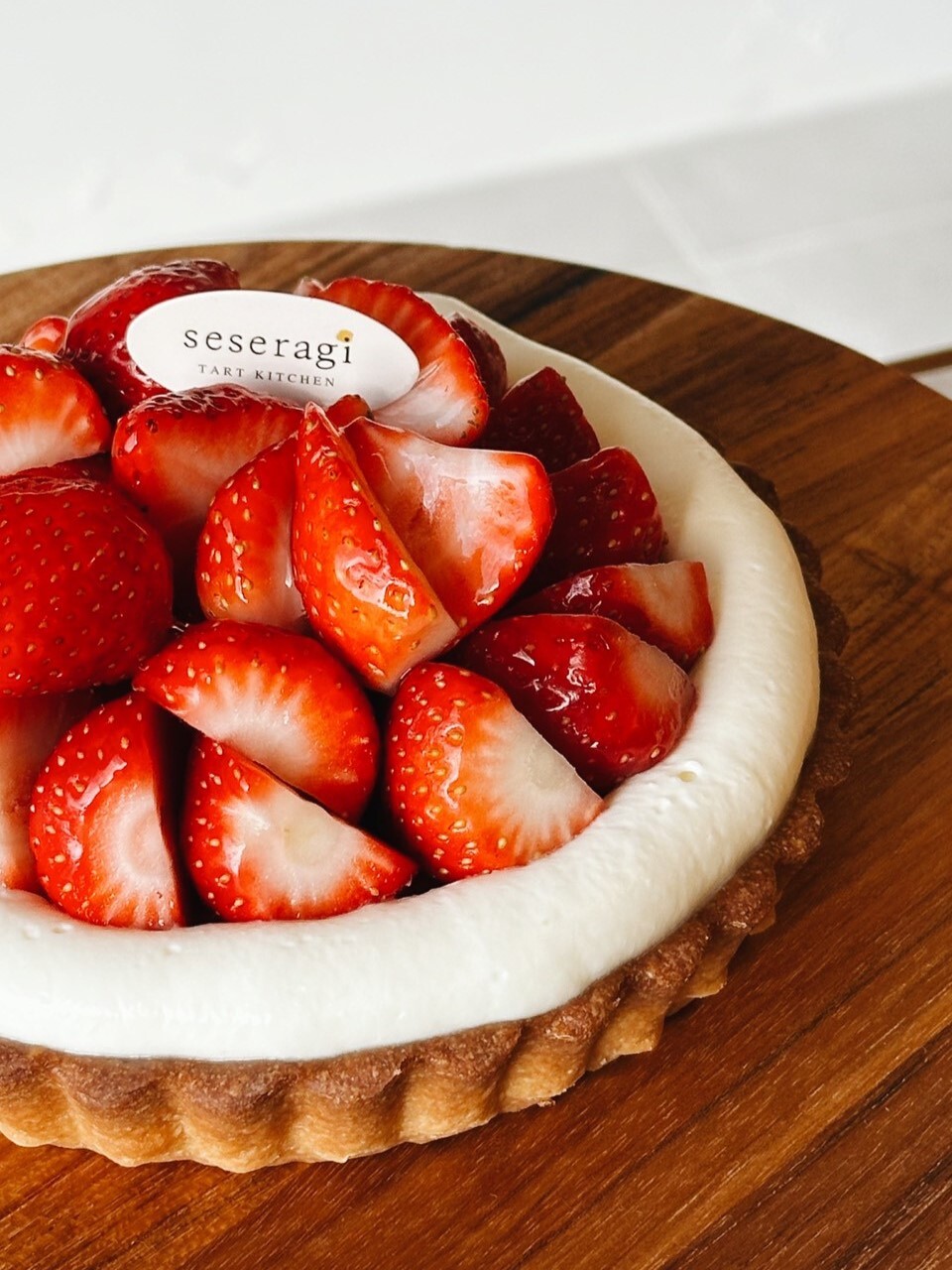 4/5(日)自取 六吋海鹽草莓起司塔
