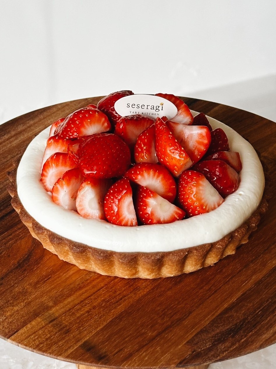 4/5(日)自取 六吋海鹽草莓起司塔