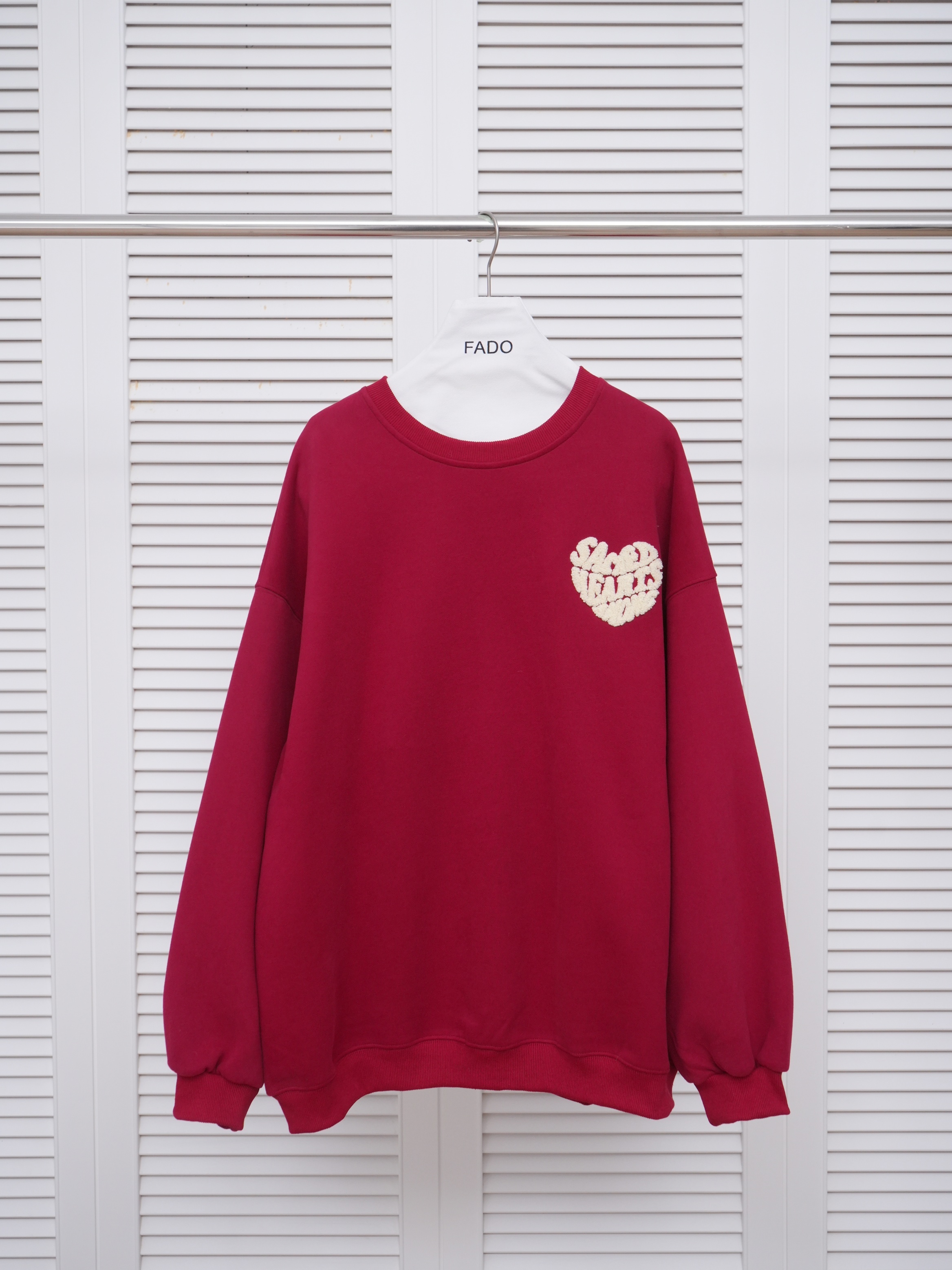 法朵Fado shop｜前後刺繡圓領大學Tee 0214136 四色