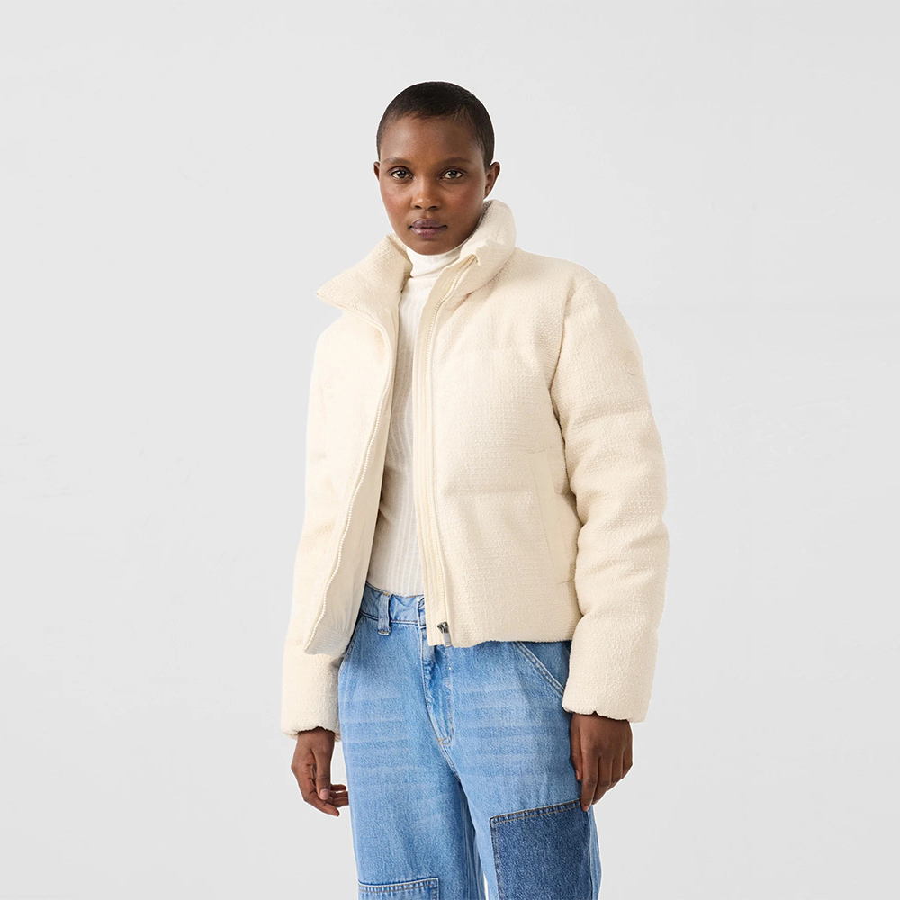 【JOTT】AKI寬鬆短版極冷羽絨外套(白)