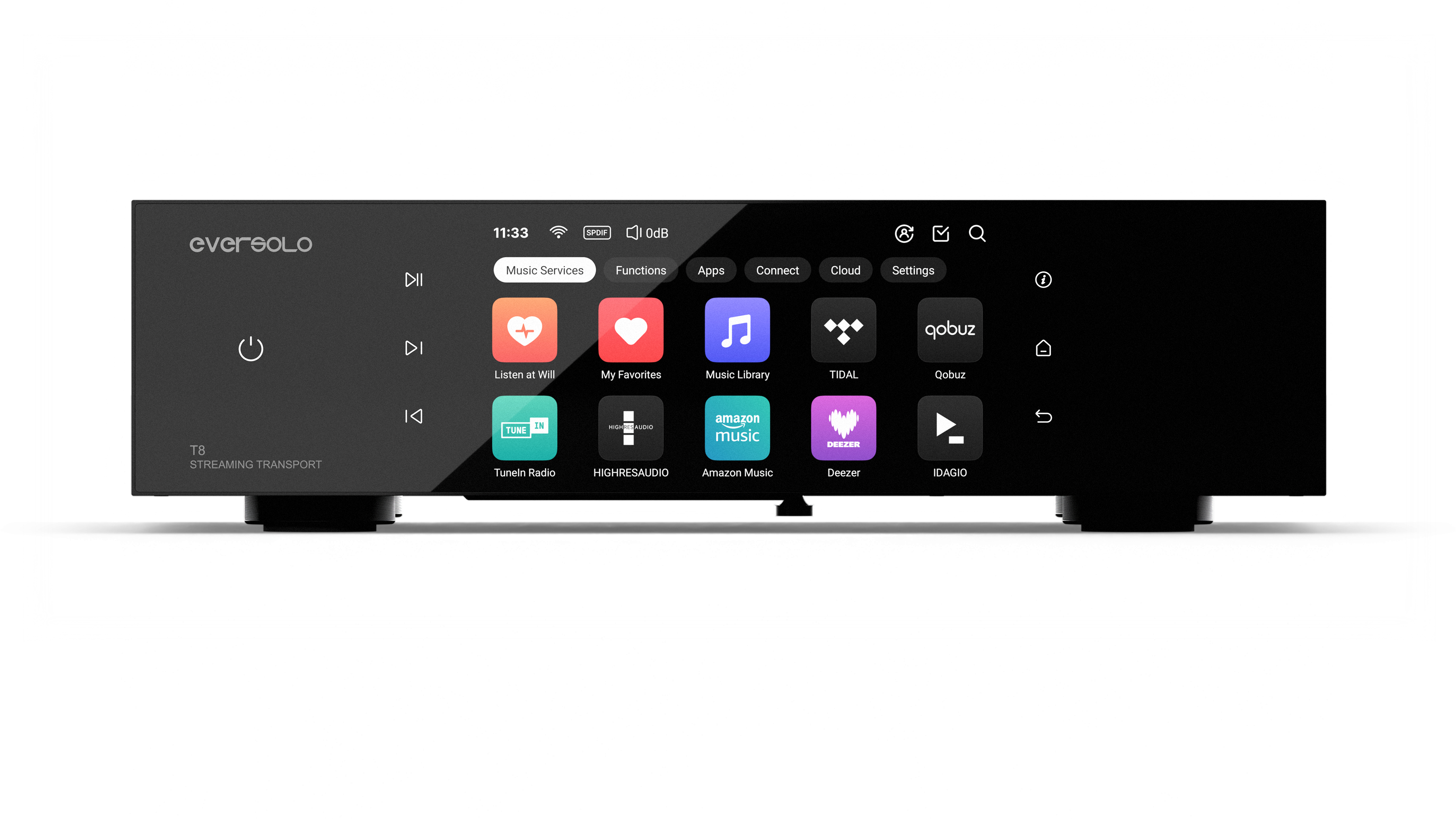 eversolo T8 專業級串流轉盤