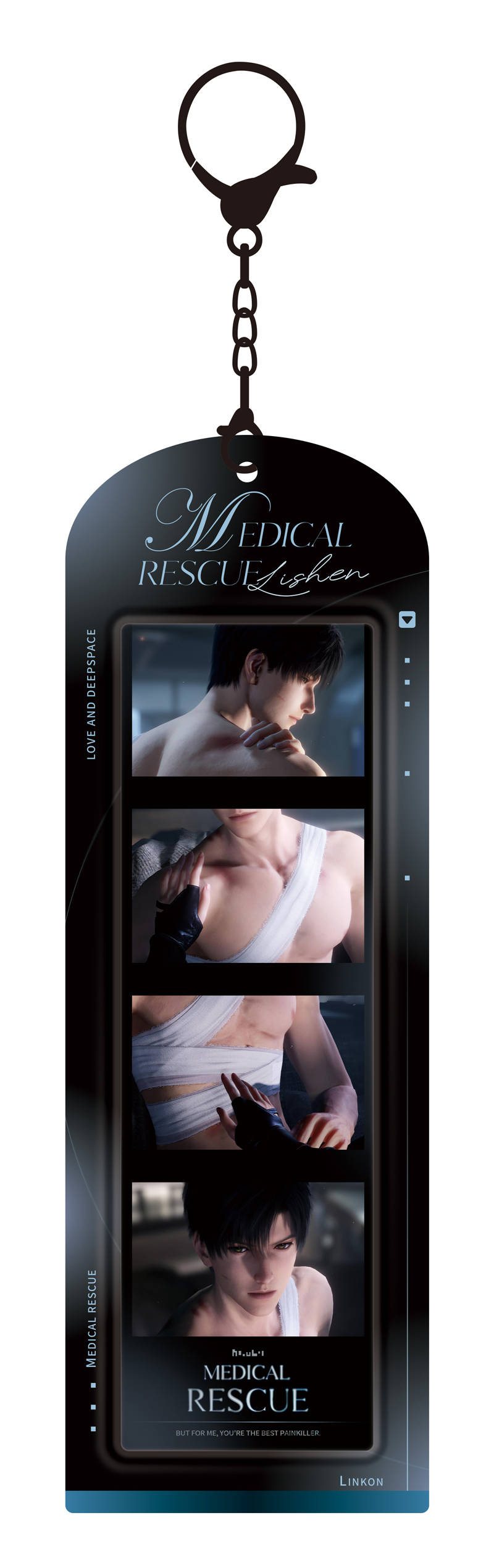 【高夢317】GA-9889《戀與深空》心語傾訴系列心跡四格套組-黎深款