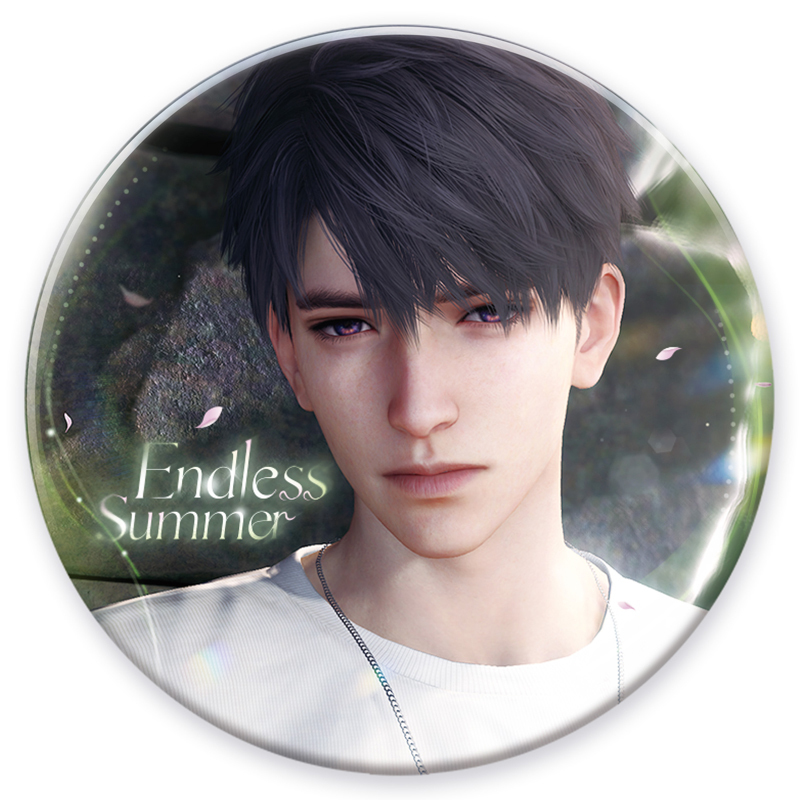 【高夢335】GA-9907《戀與深空》心語傾訴系列馬口鐵徽章-夏以晝款