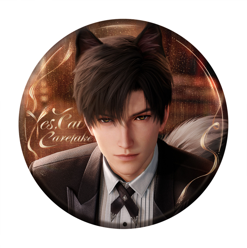 【高夢342】GA-9914《戀與深空》遵命飼養官系列馬口鐵徽章-黎深款