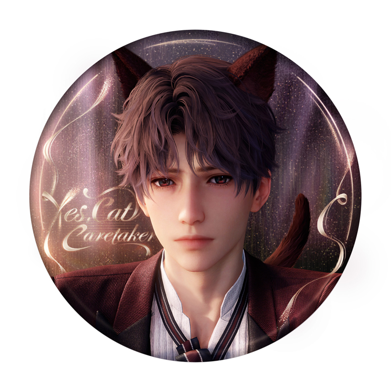 【高夢343】GA-9915《戀與深空》遵命飼養官系列馬口鐵徽章-祁煜款