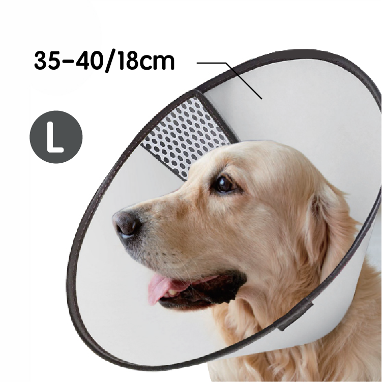 Pawise|頸圈頭套 L (35-40/18cm)(NO.13094)