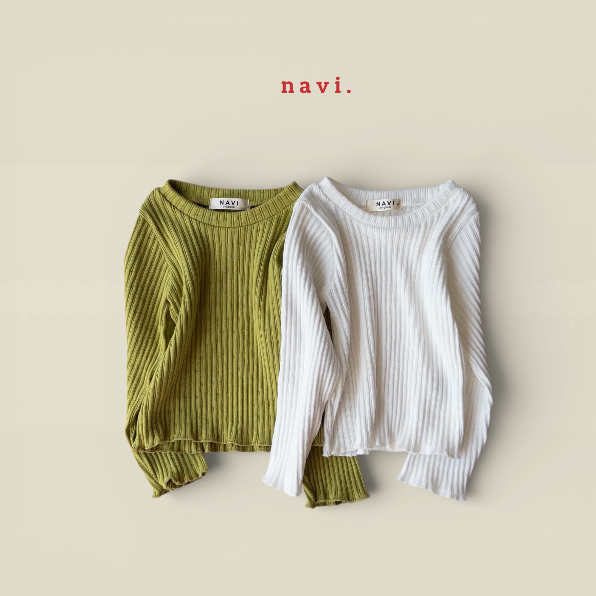 陪伴日常羅紋上衣