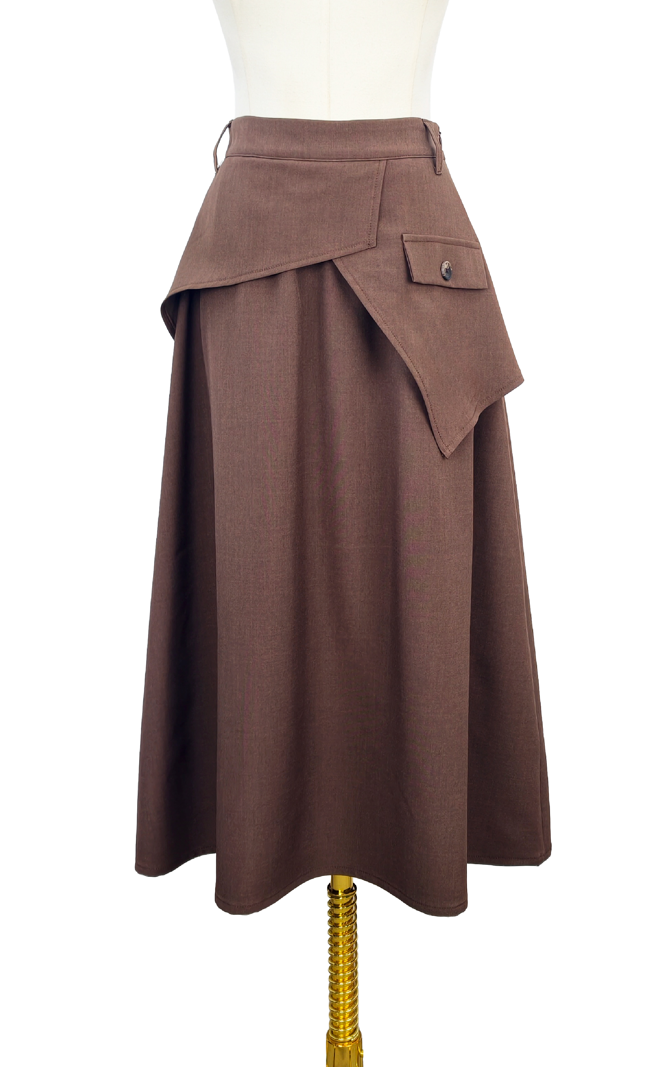 不規則裁剪長裙 SK0246