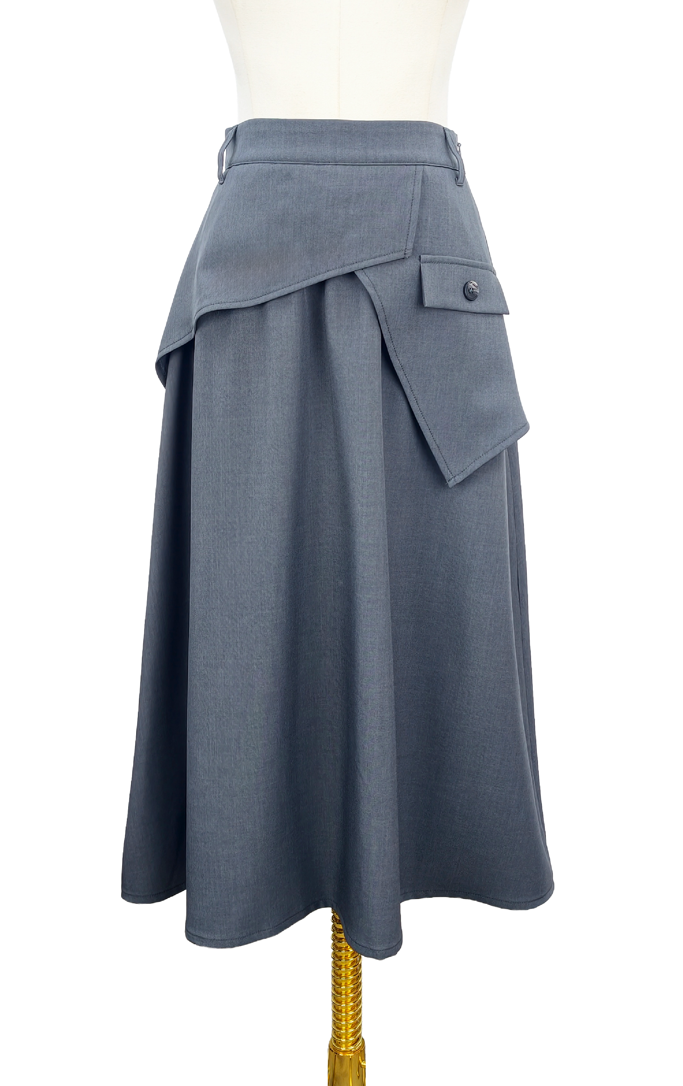 不規則裁剪長裙 SK0246