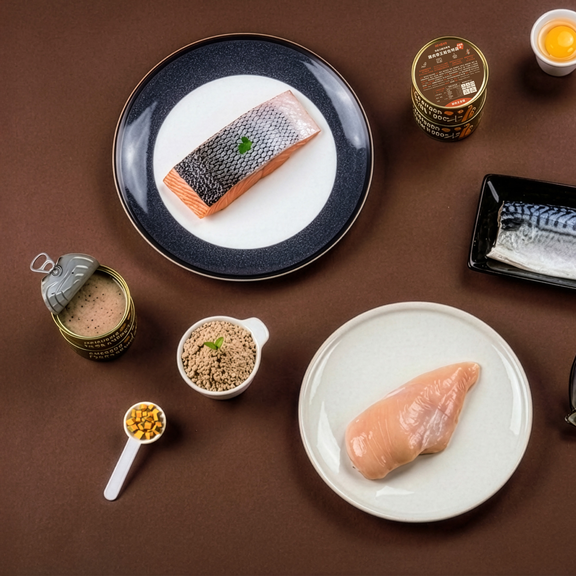 貓｜ 鮮肉主食罐 • 雞肉帝王鮭佐時蔬