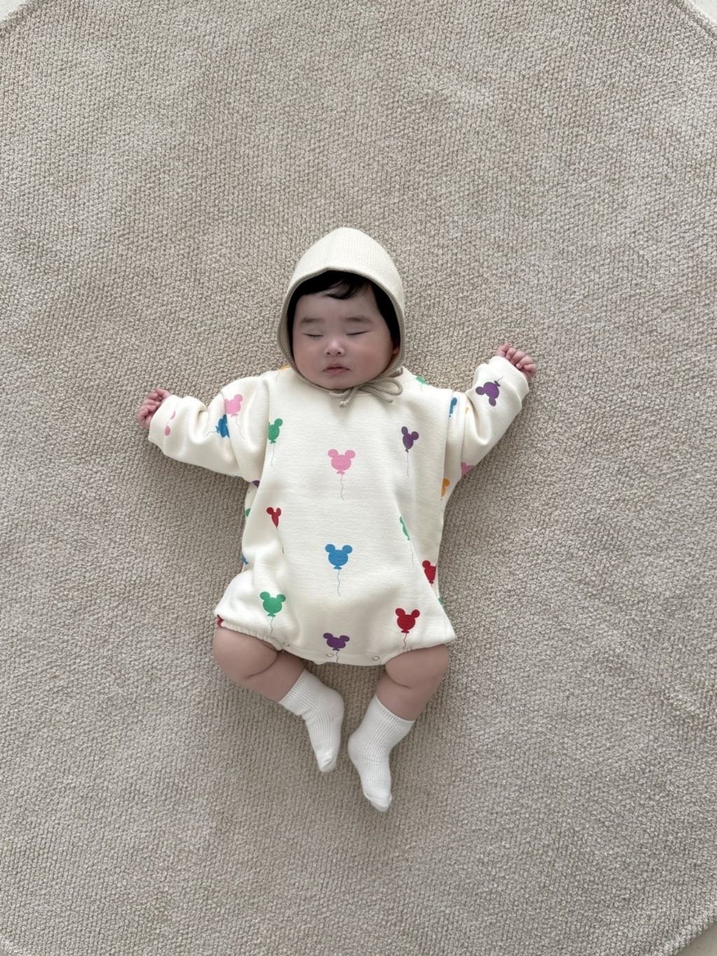 韓國🇰🇷Moran 彩色米奇包屁衣(S-M)