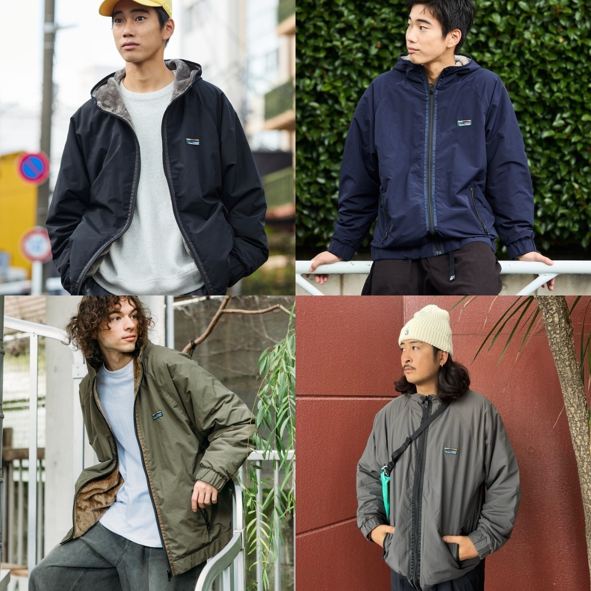 限時特價預購┃FREAK'S STORE 雙面穿 寬鬆 尼龍 抓絨 毛毛 連帽 外套