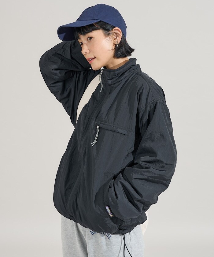 限時特價預購┃FREAK'S STORE 女款 撞色 雙面穿 尼龍 抓絨 熊熊 毛毛 外套