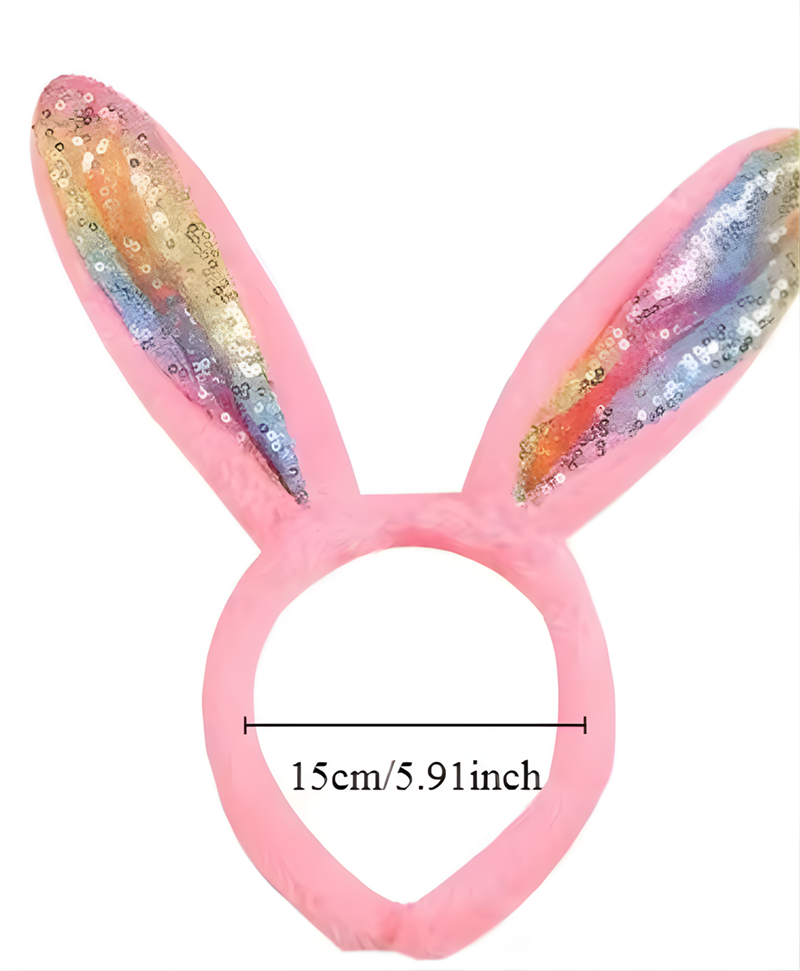 復活節毛絨兔耳髮箍 ES2623