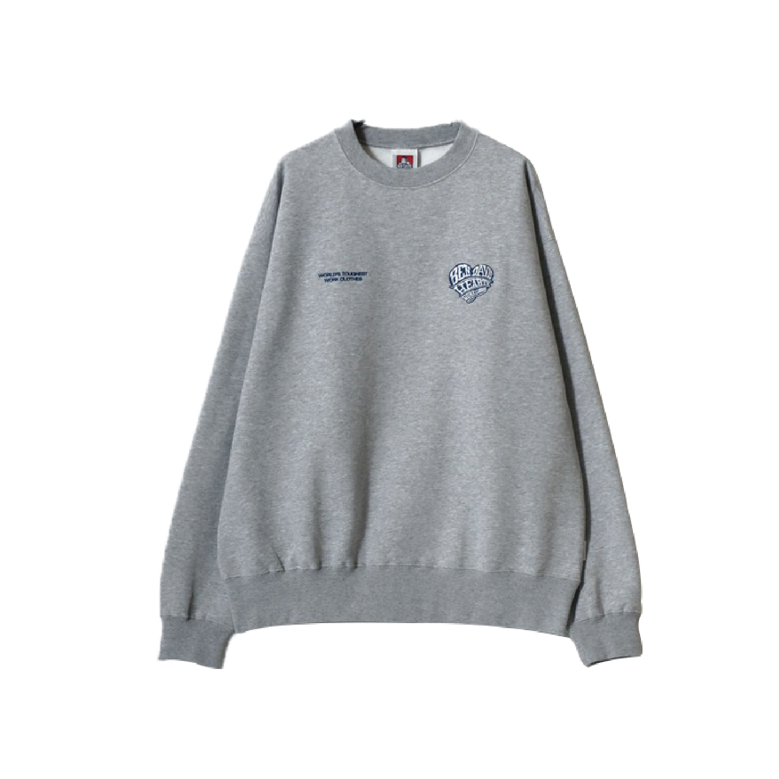 【 BEN DAVIS | HEARTY EMB CREW 愛心刺繡圓領TEE - 2色 】