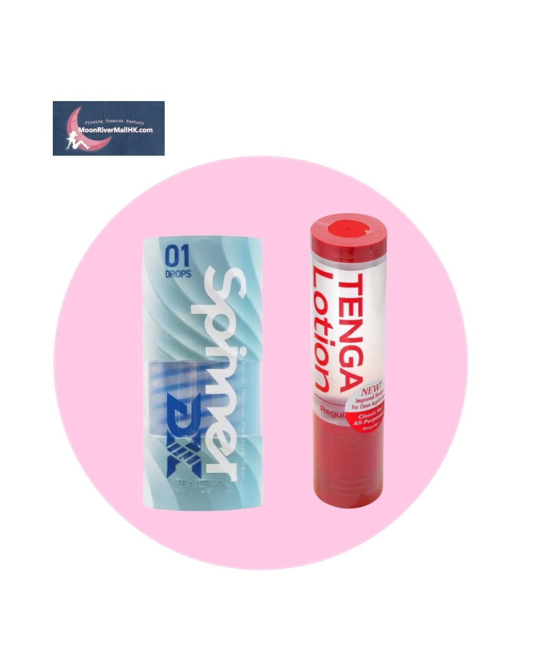 Tenga Spinner DX 01 Drops 飛機杯 & 潤滑劑 1支