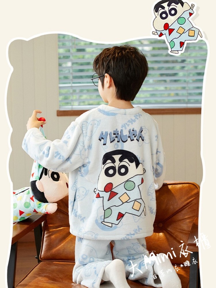 🔥暖呼呼系列-小新小童法蘭絨睡衣