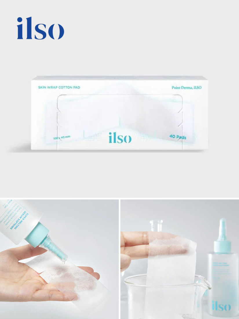 【 限量現貨 】ilso 超服貼長型化妝棉 40 片入 韓國