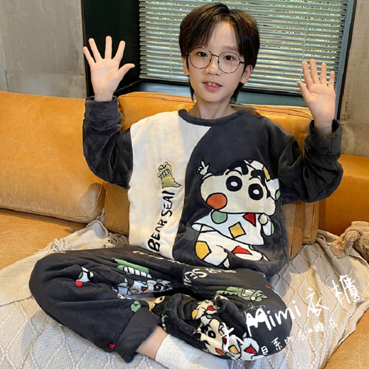 🔥暖呼呼系列-小新小童法蘭絨睡衣