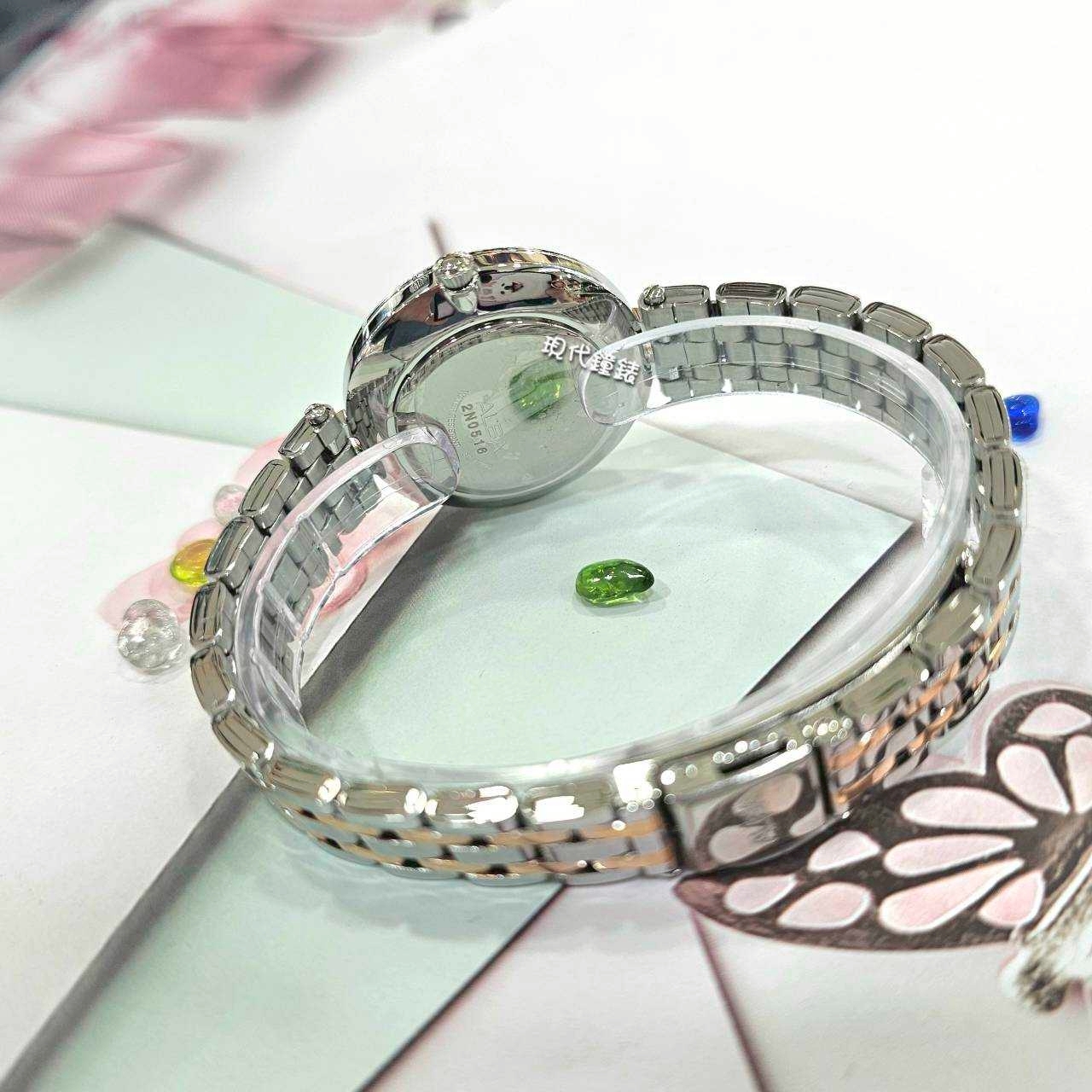 【ALBA 雅柏】高雅藝術-複合晶鑽Y121-X160KS 32mm 現代鐘錶