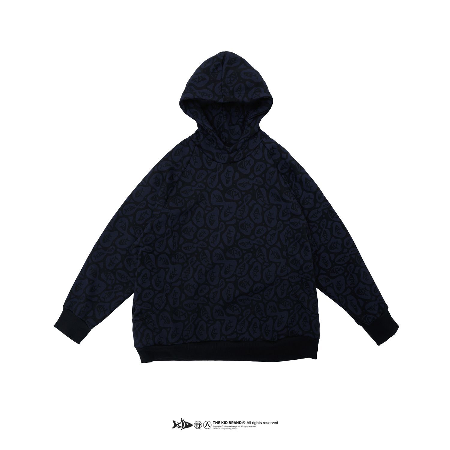 KID ® 小魚豹紋迷彩帽T