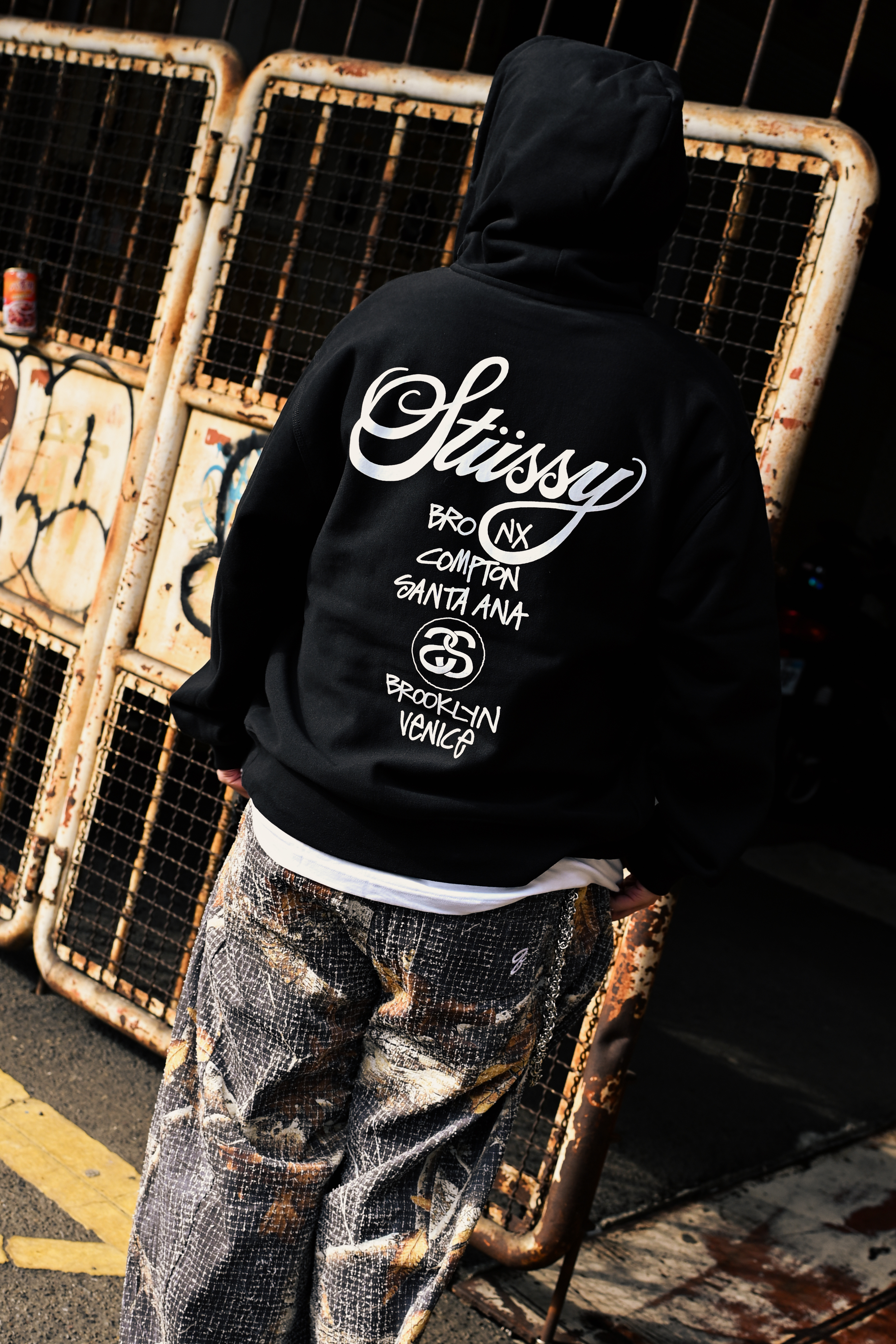 ☆ETW☆【EASY TO WEAR】STUSSY WORLD TOUR ZIP HOODIE 連帽 外套 秋冬 世界巡迴 拉鍊外套 夾克