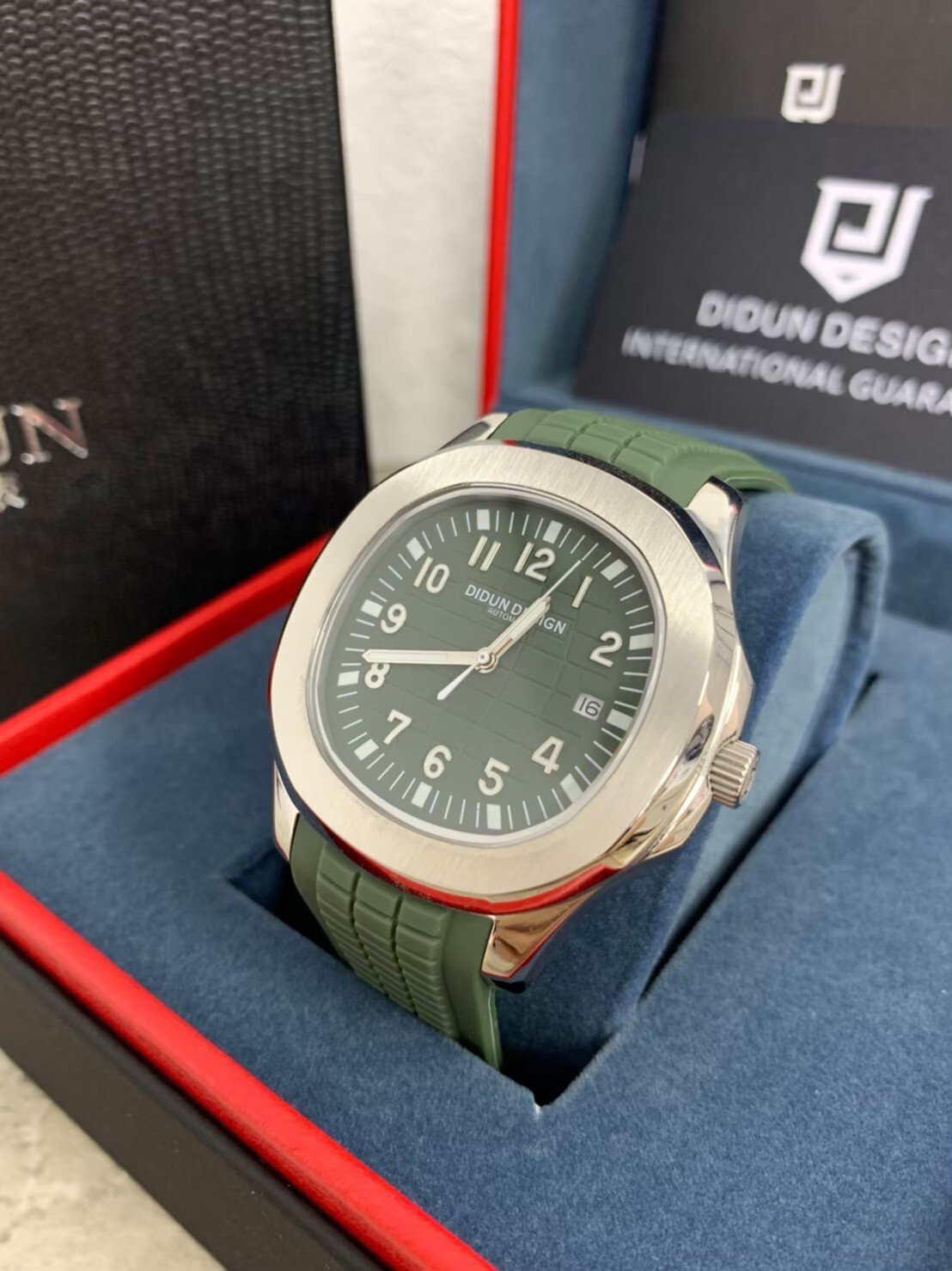 【DIDUN 迪頓】OCEANPILOT 海洋領航員系列 DDN- 013 手雷款 PP 夜光指針 日期顯示 機械錶  手錶