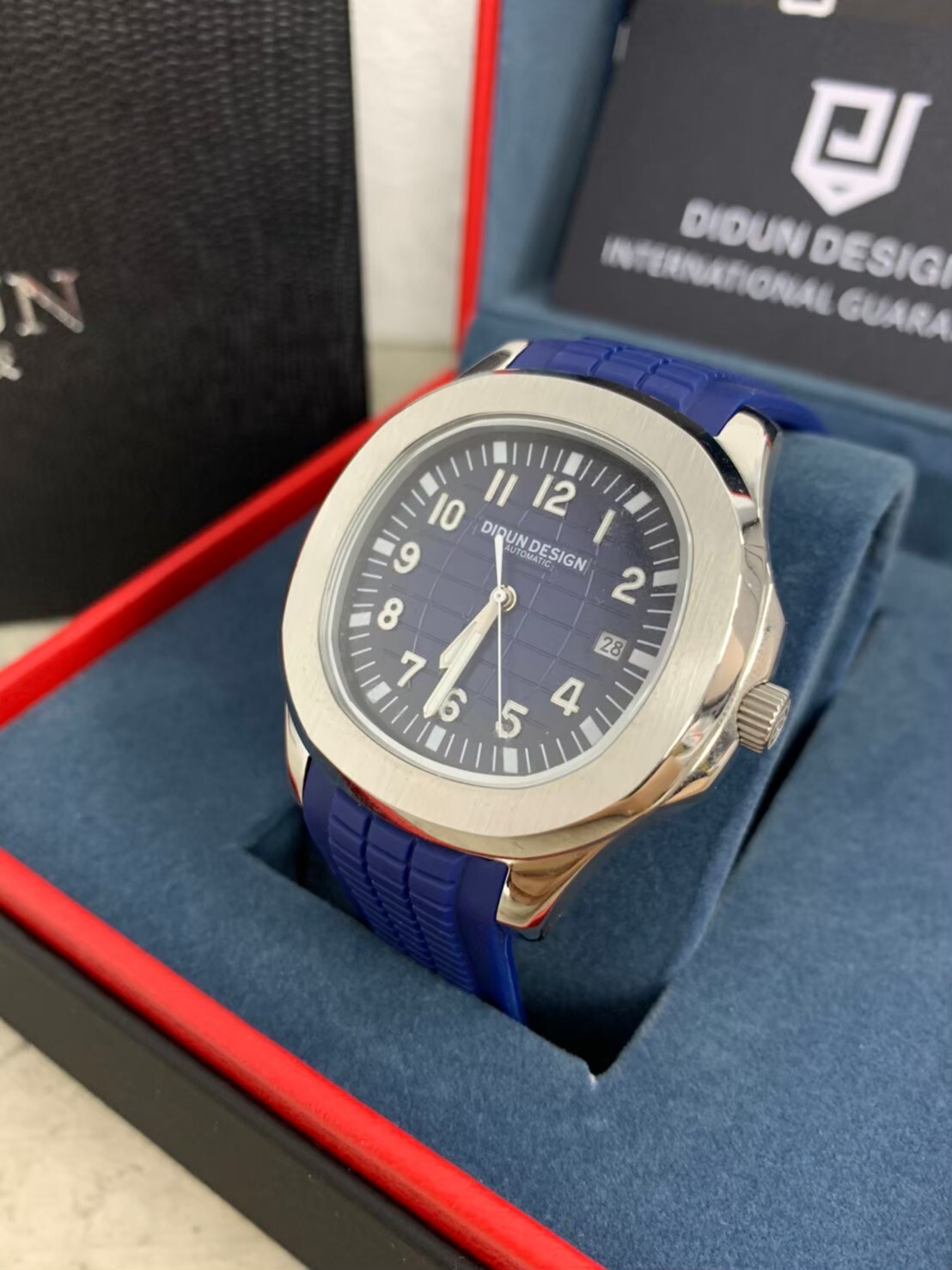 【DIDUN 迪頓】  手雷款  DDN- 025 PP 夜光指針 日期顯示 石英  矽膠錶帶 手錶