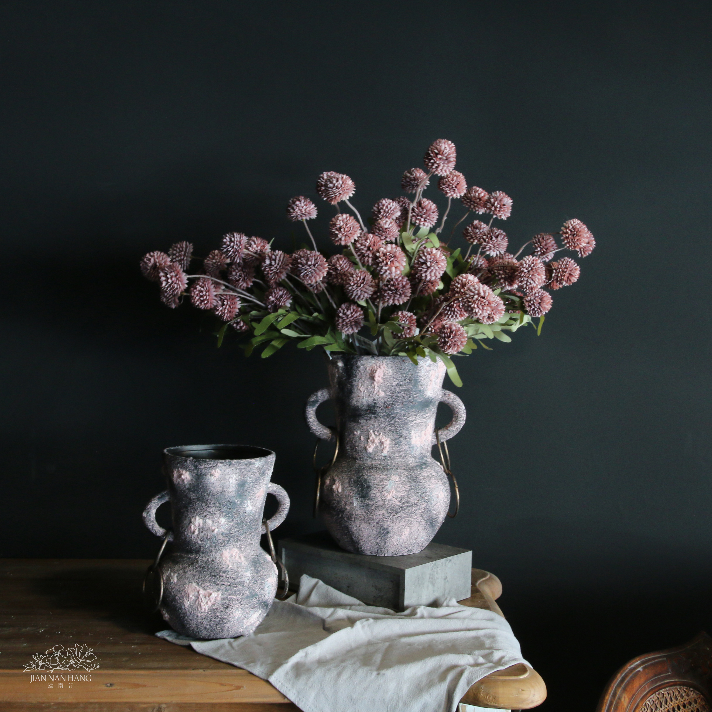 陶瓷花器 岩霧壺 2尺寸