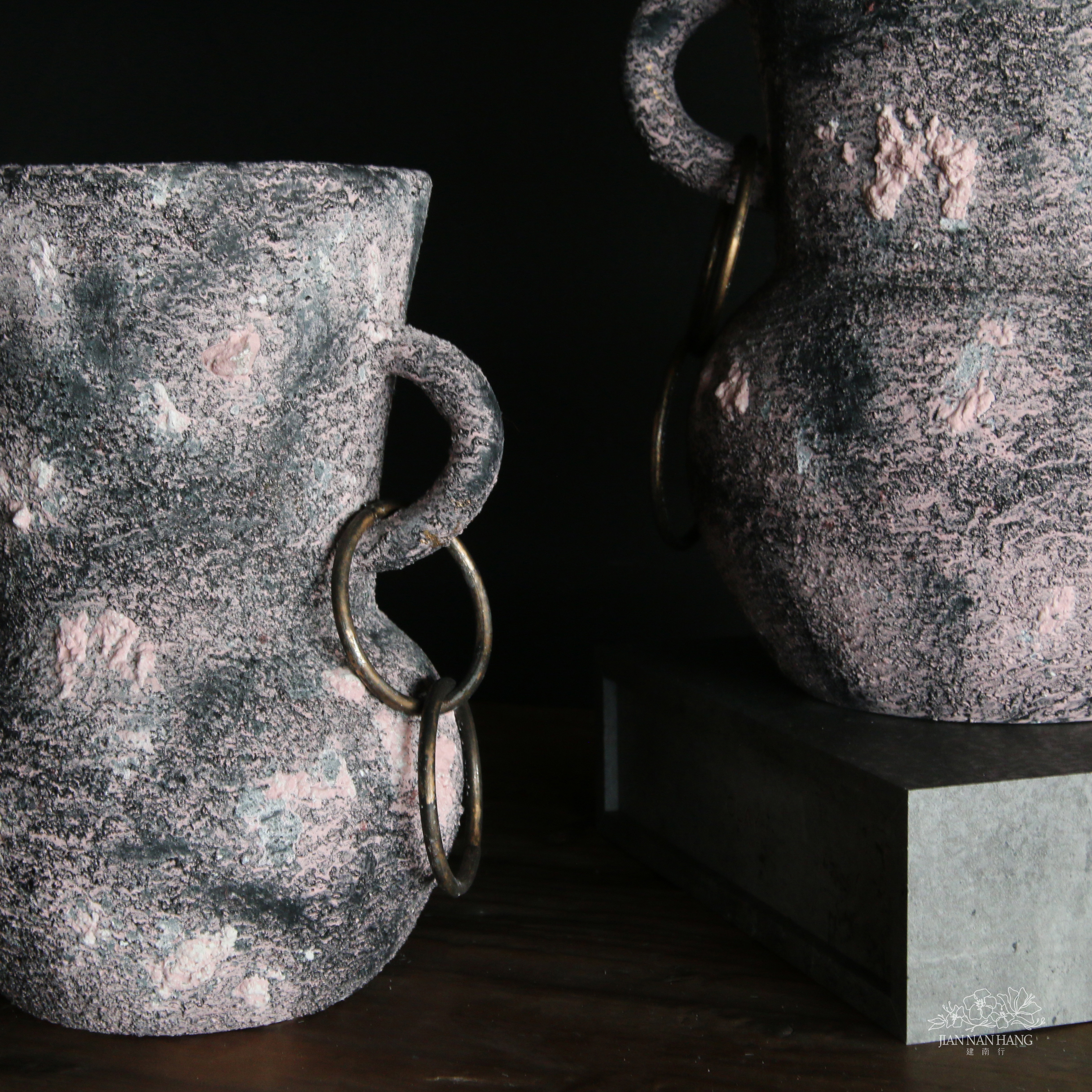 陶瓷花器 岩霧壺 2尺寸