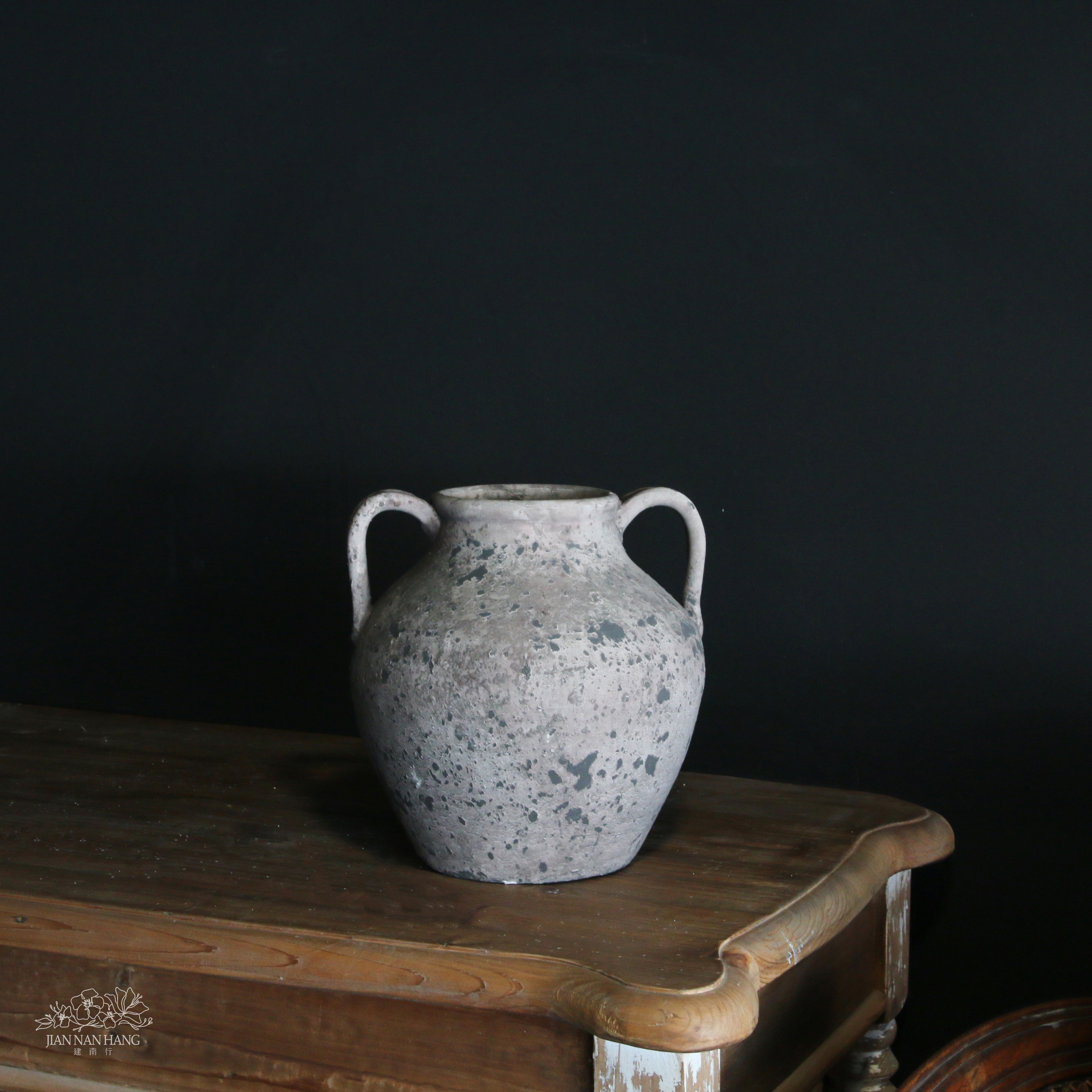 陶瓷花器 原土雙耳壺 2尺寸