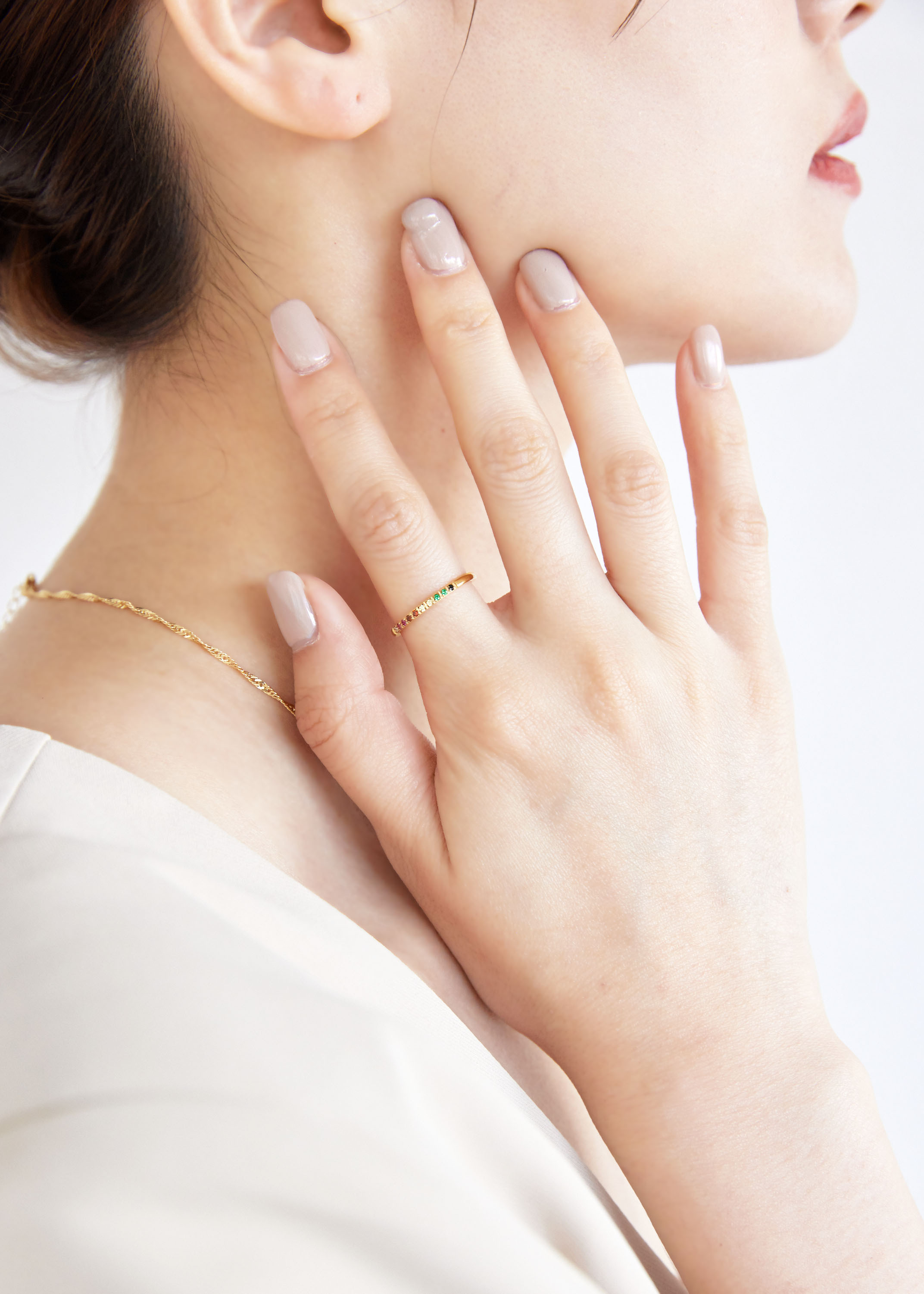 彩鑽醫療鋼戒指