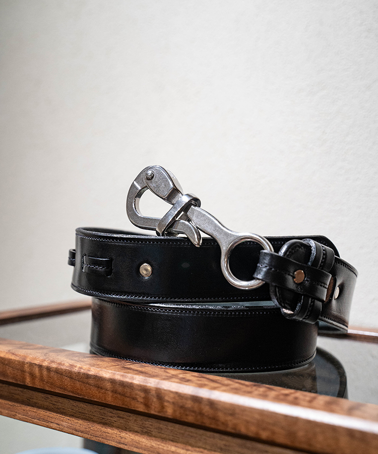 Tory Leather | 1 1/2" Bridle Leather Pelican Belt 2663