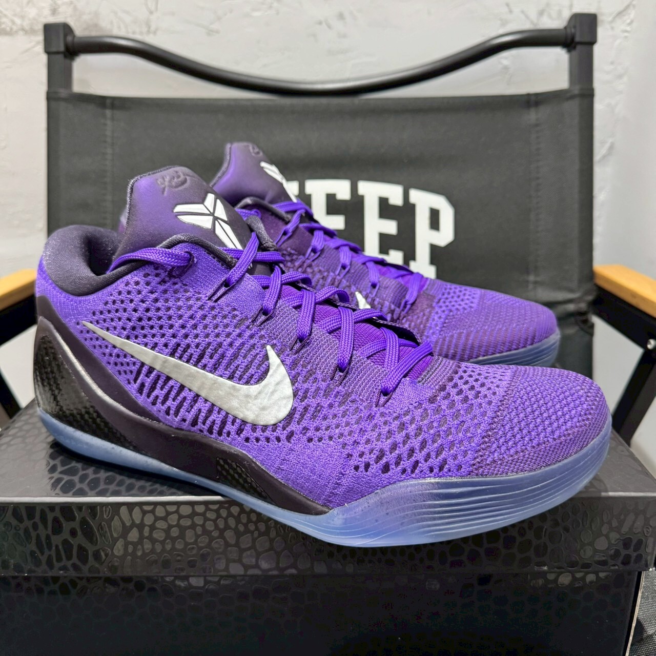 現貨在店【 二手 US12/30CM 】NIKE KOBE 9 ELITE LOW MOONWALKER 月球漫步 籃球鞋【IM0465-500】