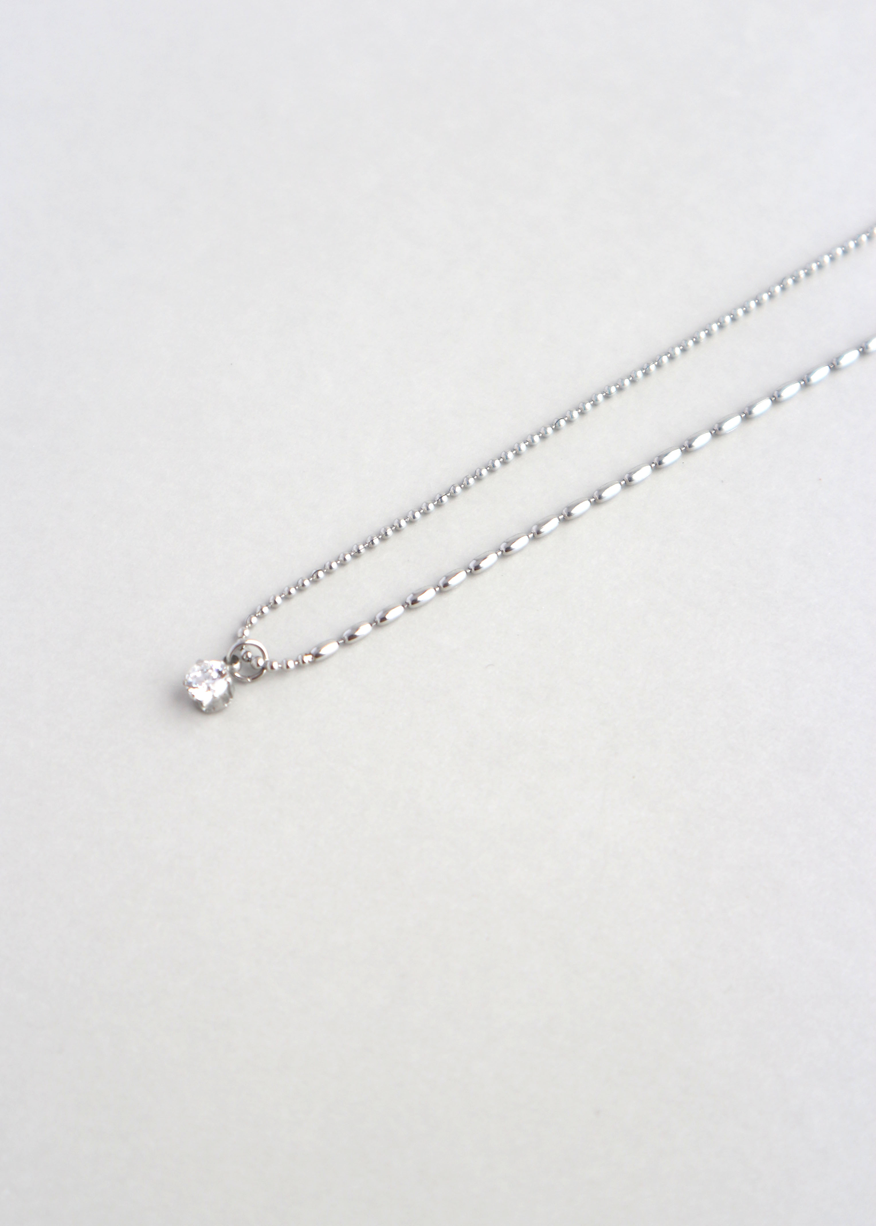 流星 醫療鋼項鍊-銀