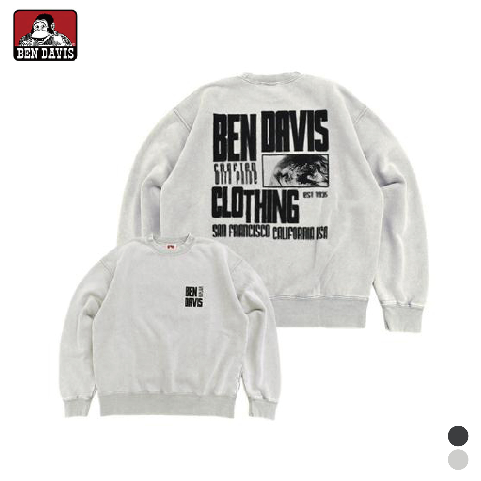 【 BEN DAVIS | BLURRED FADED 模糊暈影圓領TEE - 2色 】