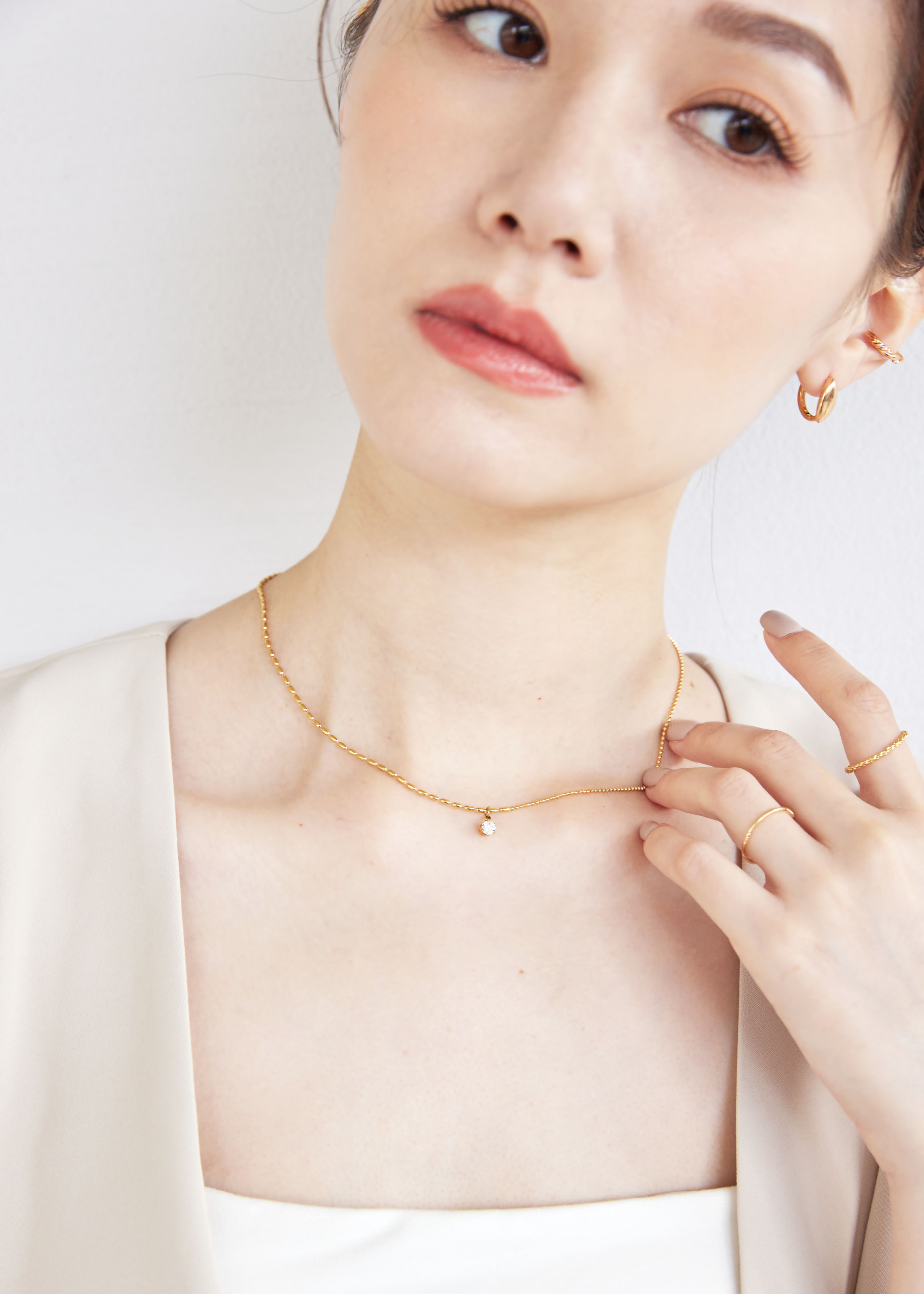 流星 醫療鋼項鍊-金