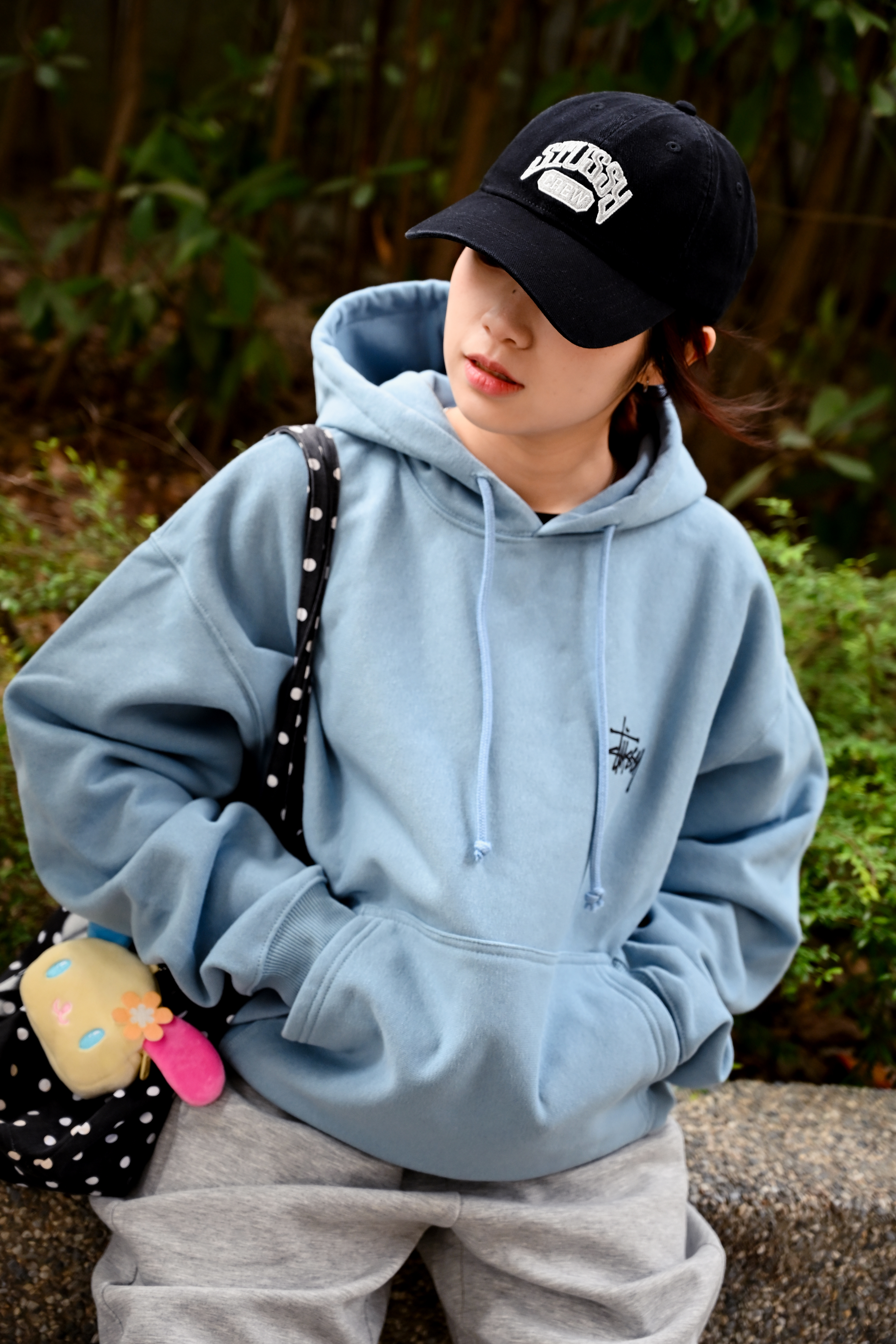 ☆ETW☆【EASY TO WEAR】Stussy 25FW LP CREW STRAPBACK 刺繡 字體 棒球帽 老帽