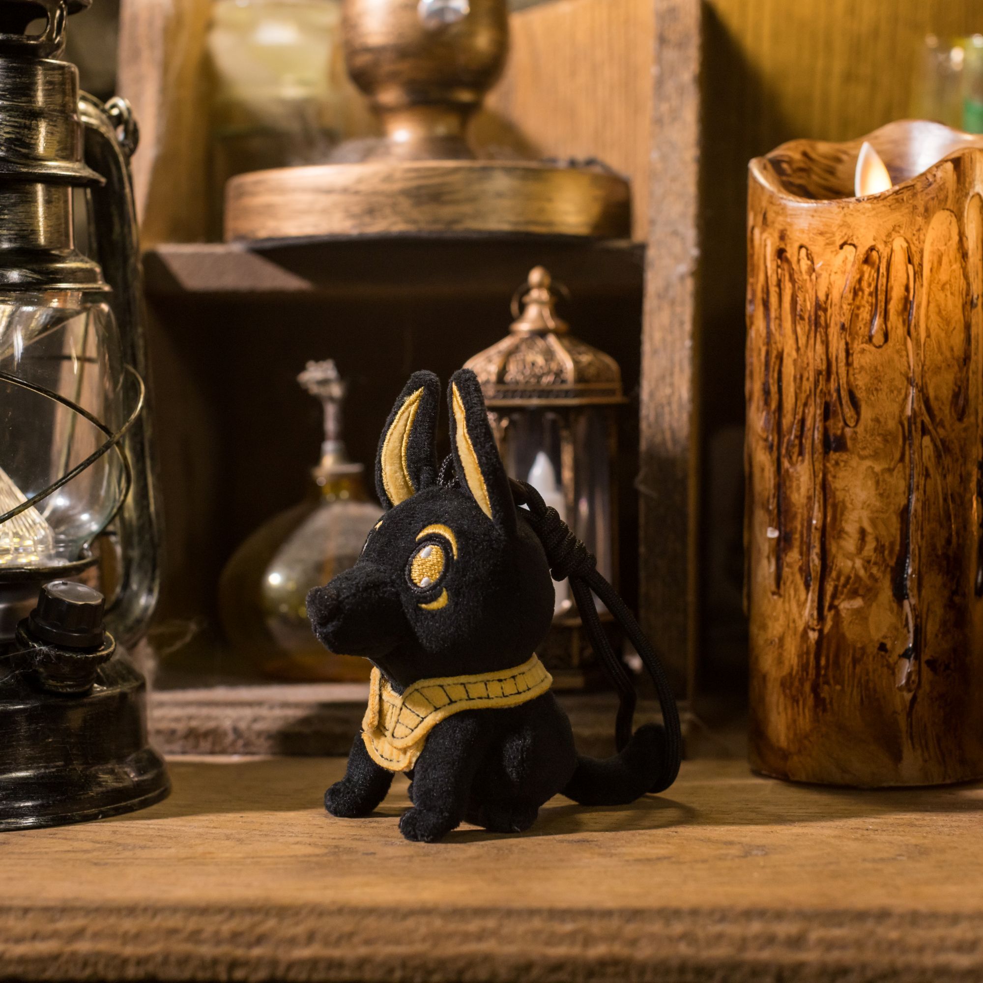 世界古文明 娃娃吊飾 阿奴比斯